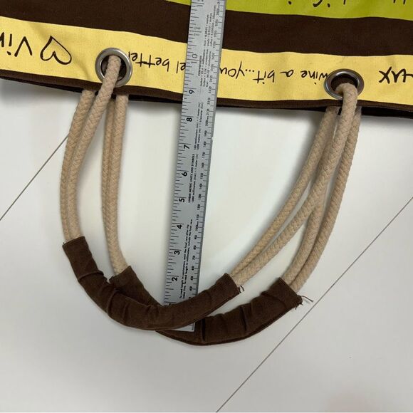 Chris's Stuff Wine Lover Tote Bag Quotes Sayings Shoulder Bag - Picture 10 of 11